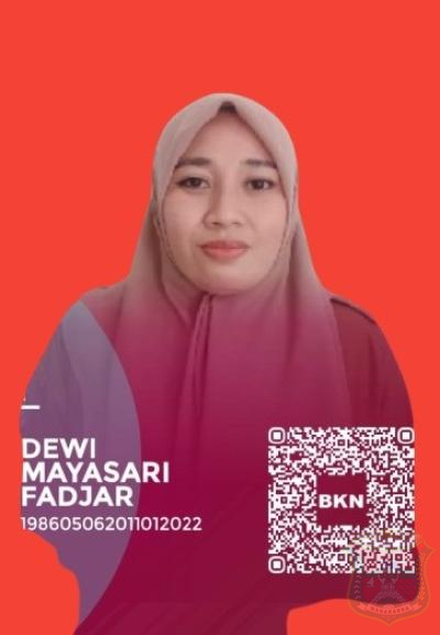 DEWI MAYASARI FADJAR, S. Sos
